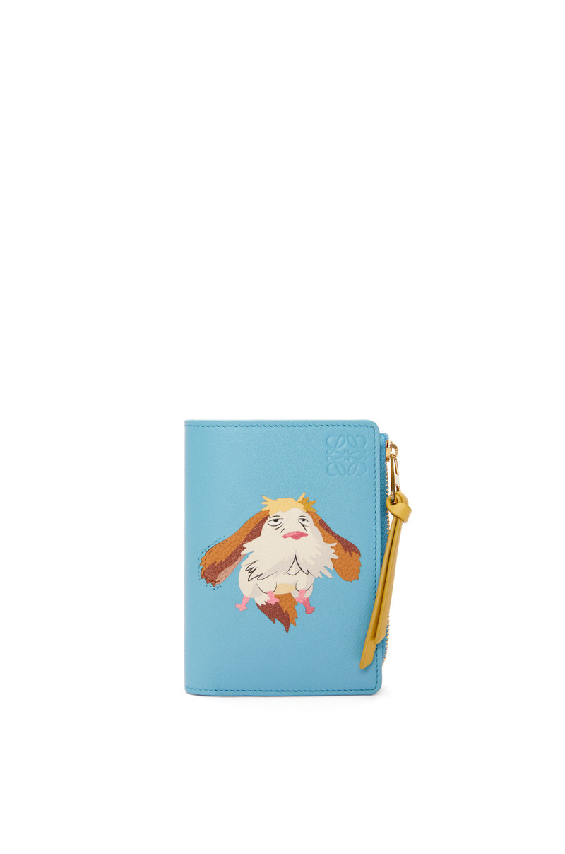 Heen slim zip bifold in classic calfskin 1