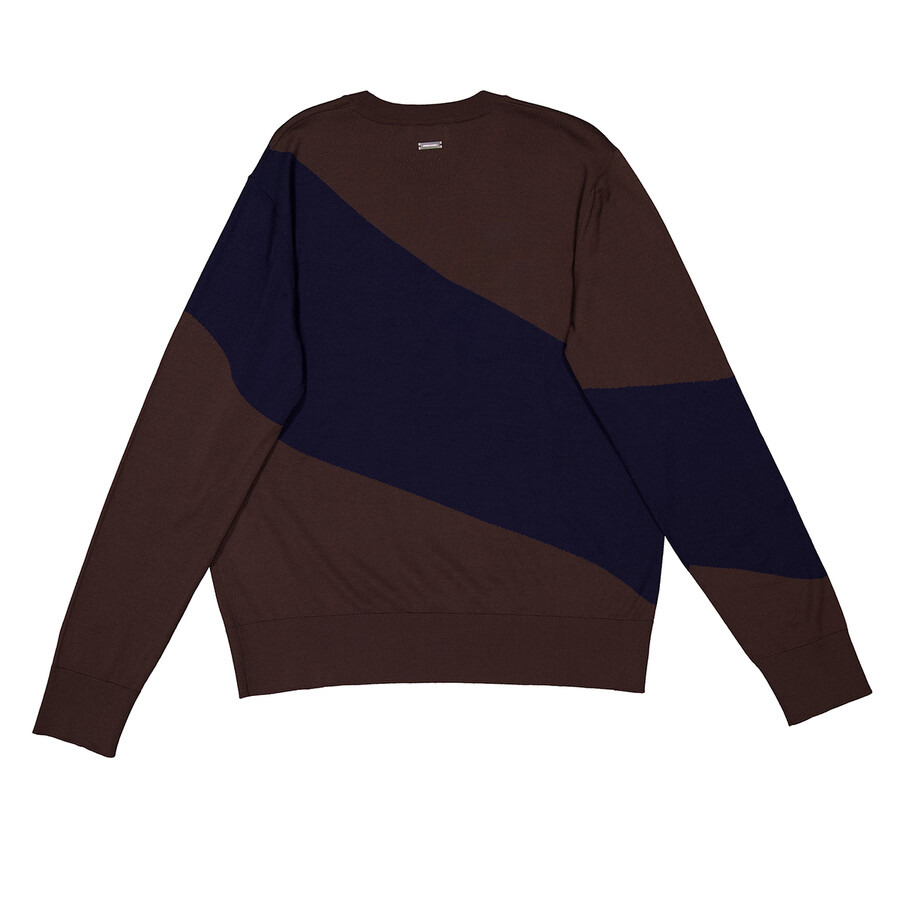 Ferragamo Virgin-Wool Fine-Knit Crew Neck Jumper - 6