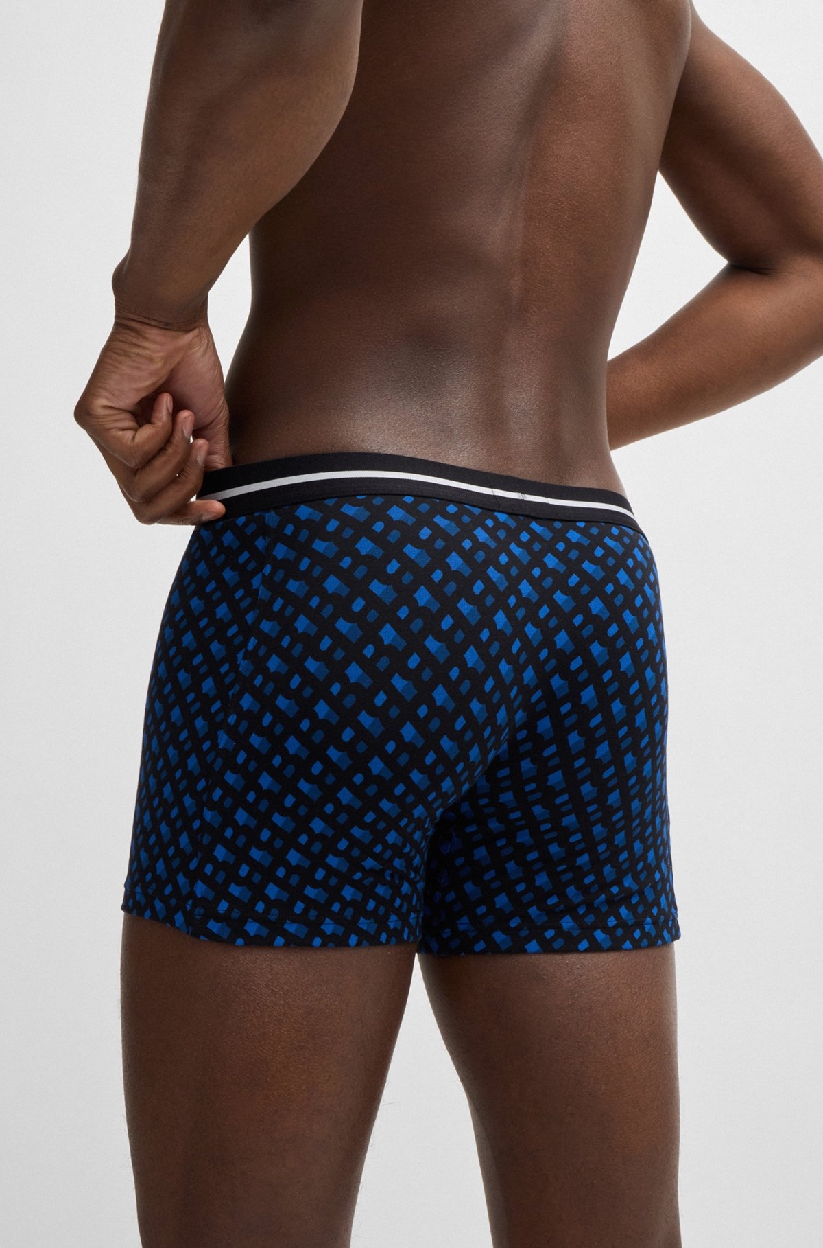THREE-PACK OF STRETCH-COTTON BOXER BRIEFS - 5