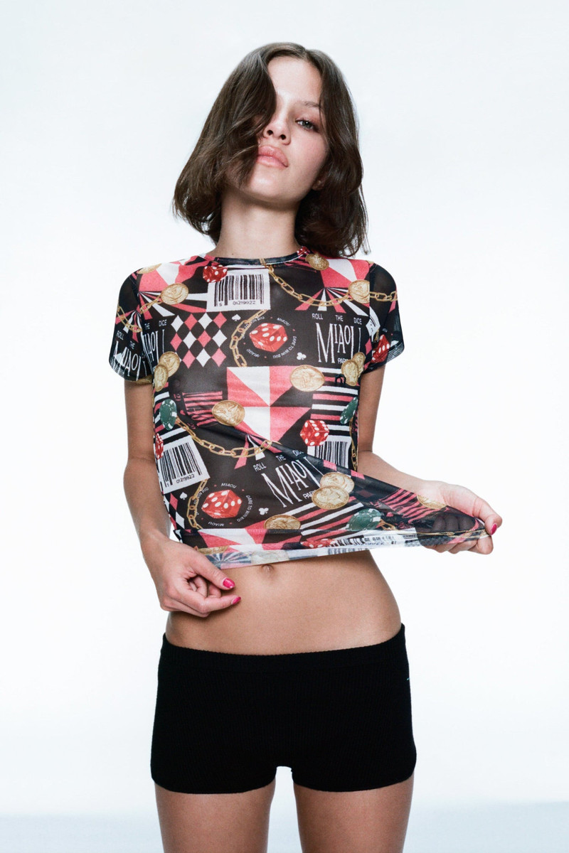 MESH MINI TEE - CASINO 4