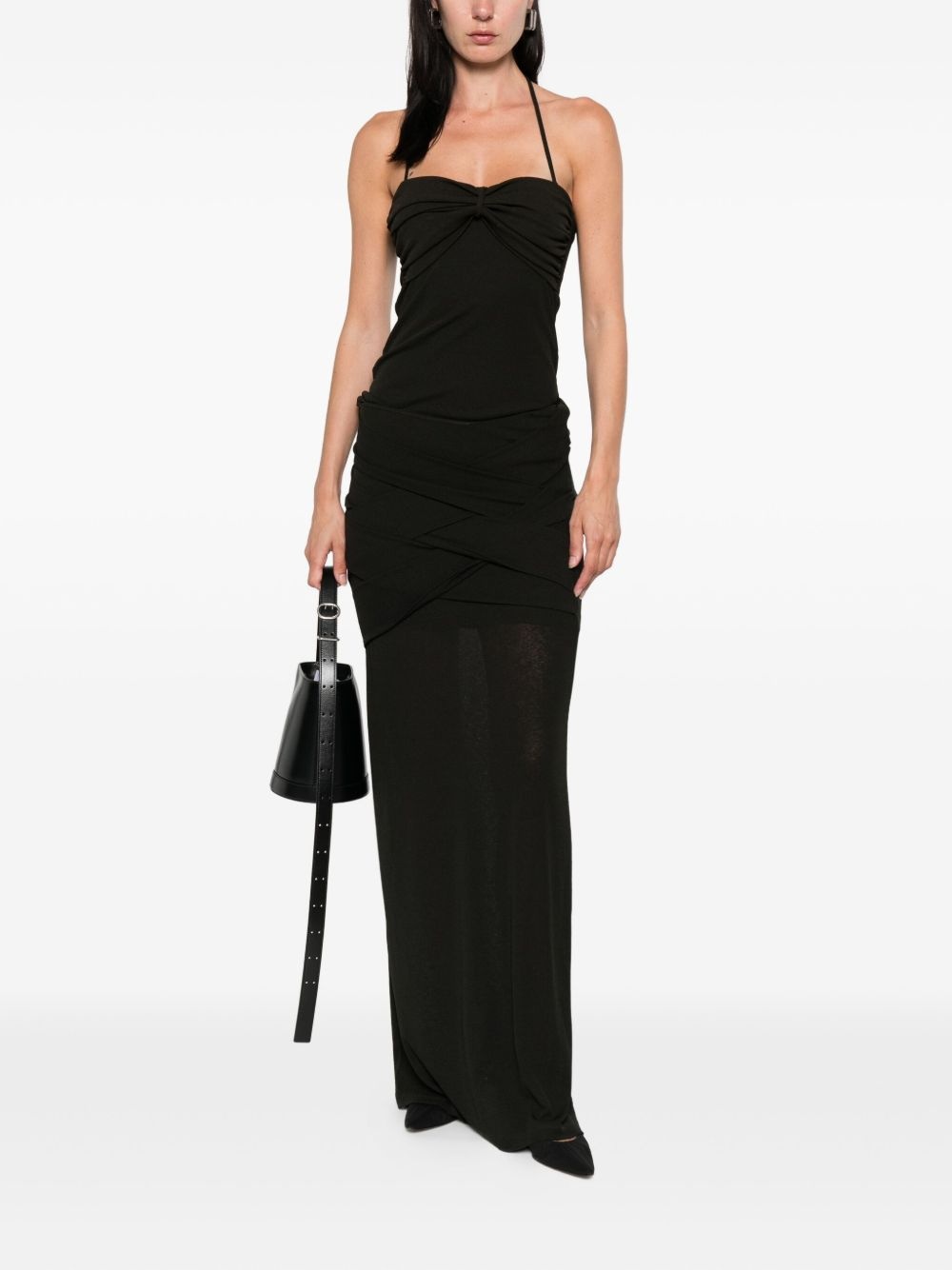 Rissa halterneck jersey top - 2