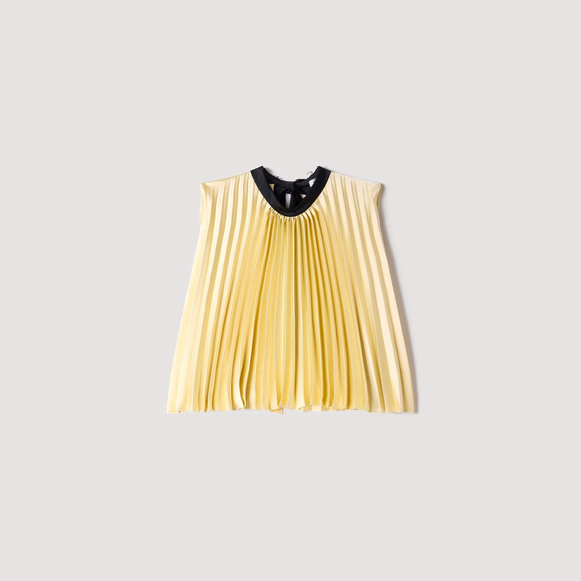 PLEATED TIE-BACK TOP - 1
