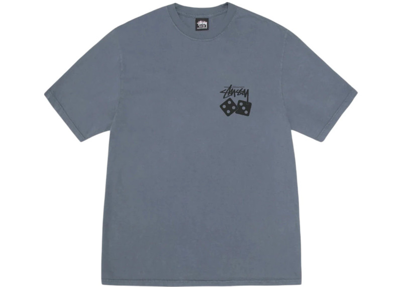 Stüssy Stussy Dice Pigment Dyed Tee Navy outlook