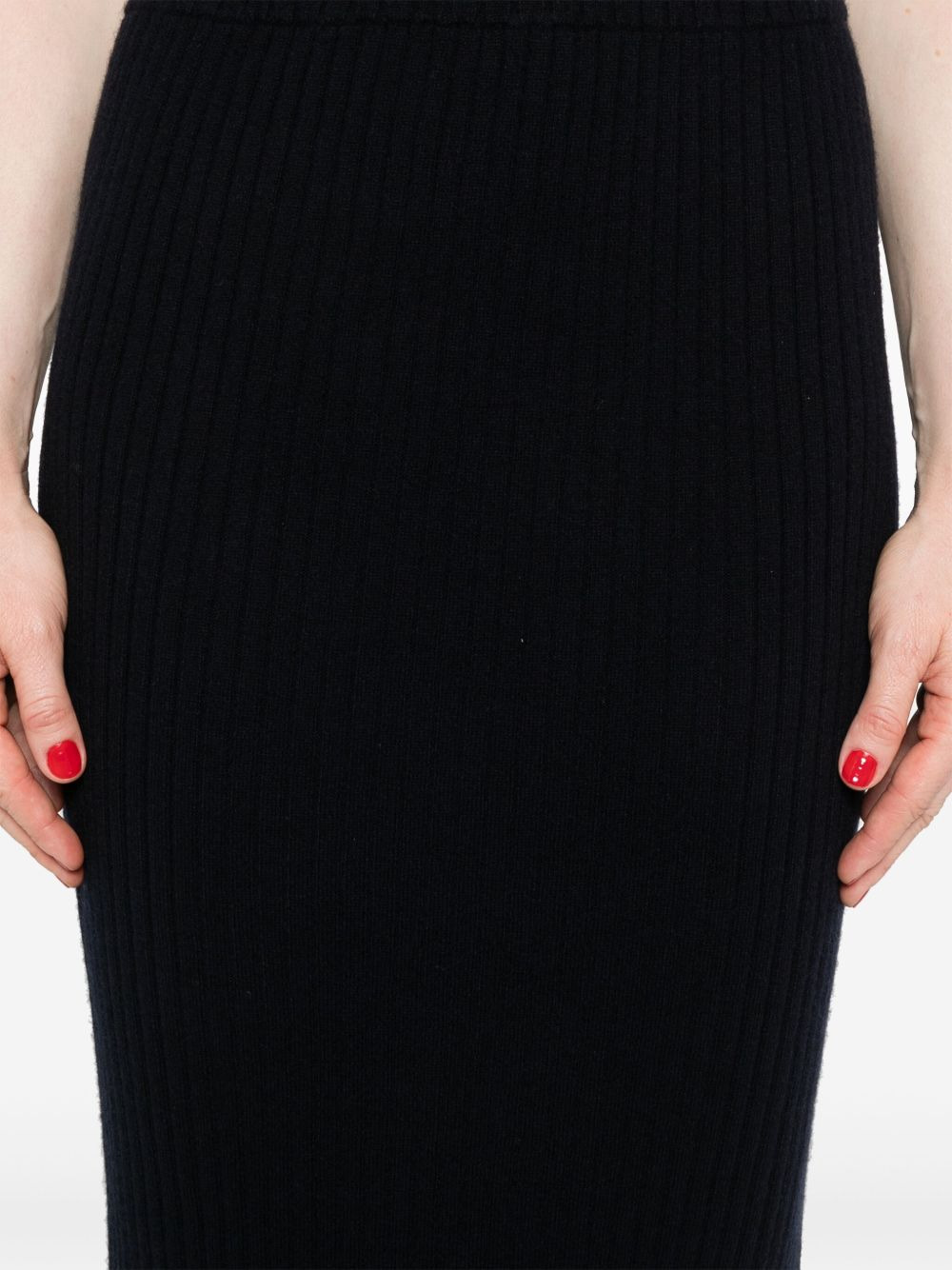 cashmere midi skirt - 5