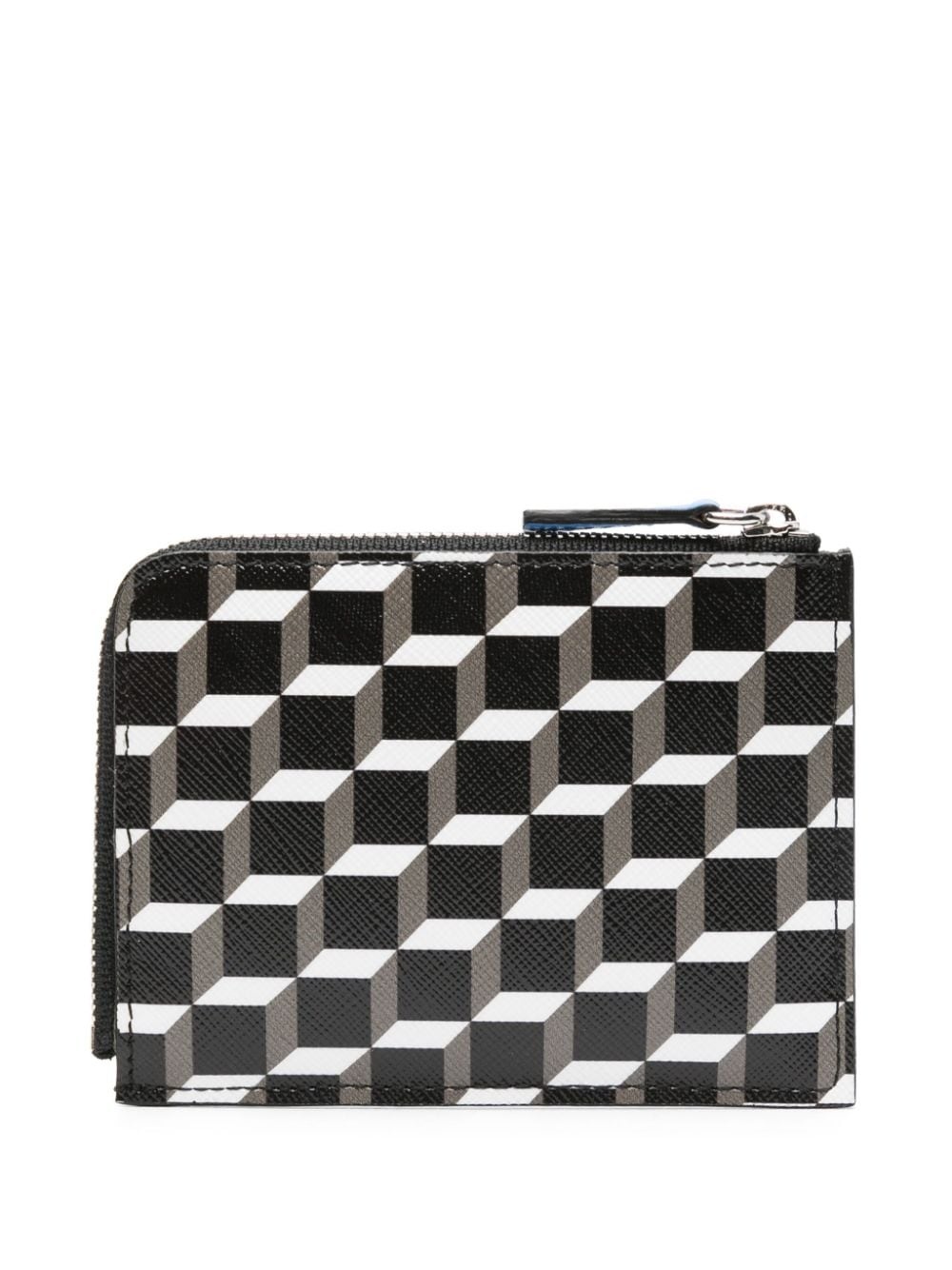 Valois Cube Perspective-print wallet - 2