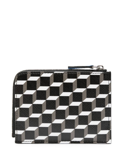 Pierre Hardy Valois Cube Perspective-print wallet outlook