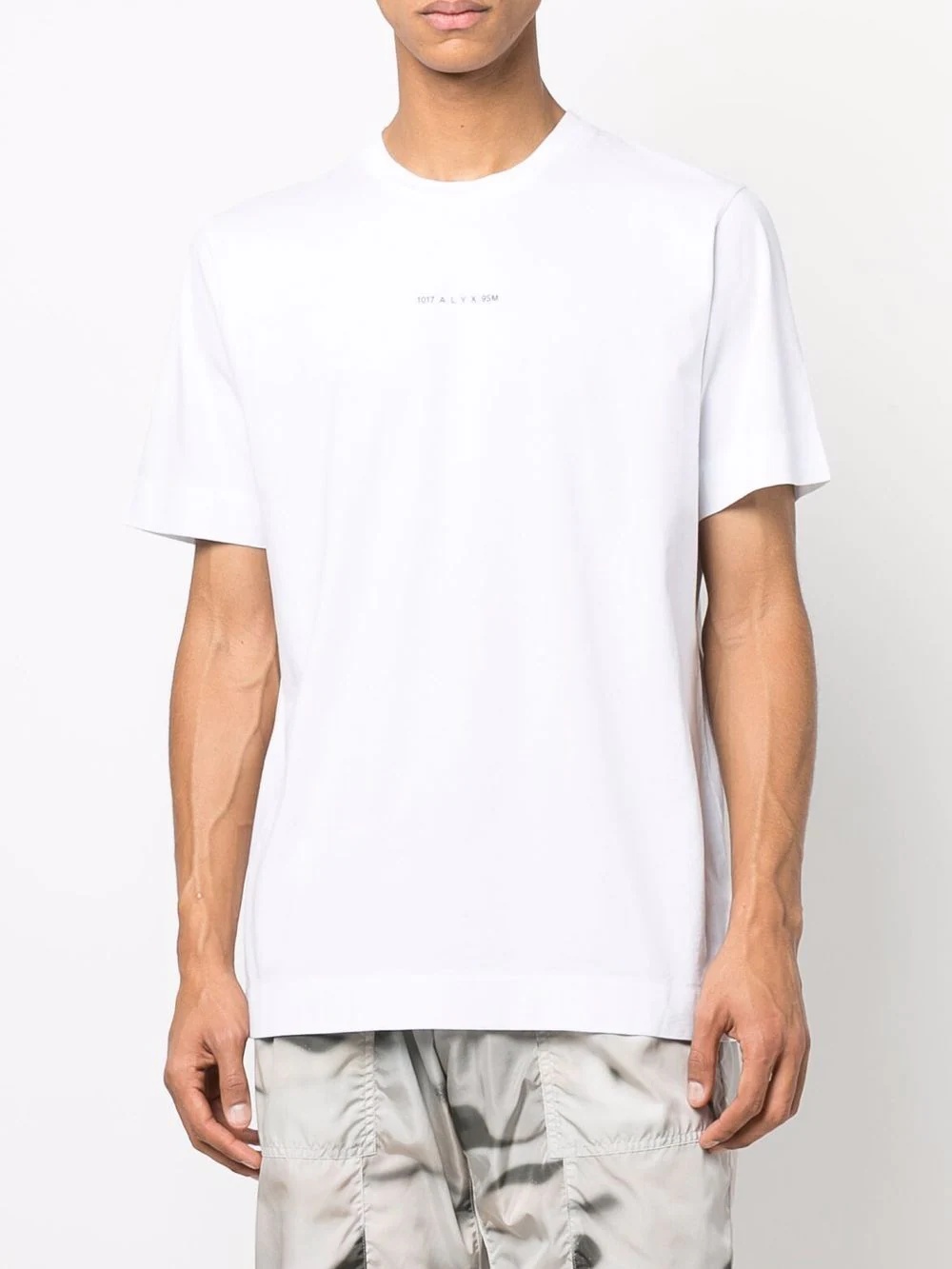 logo-print round-neck T-shirt - 3