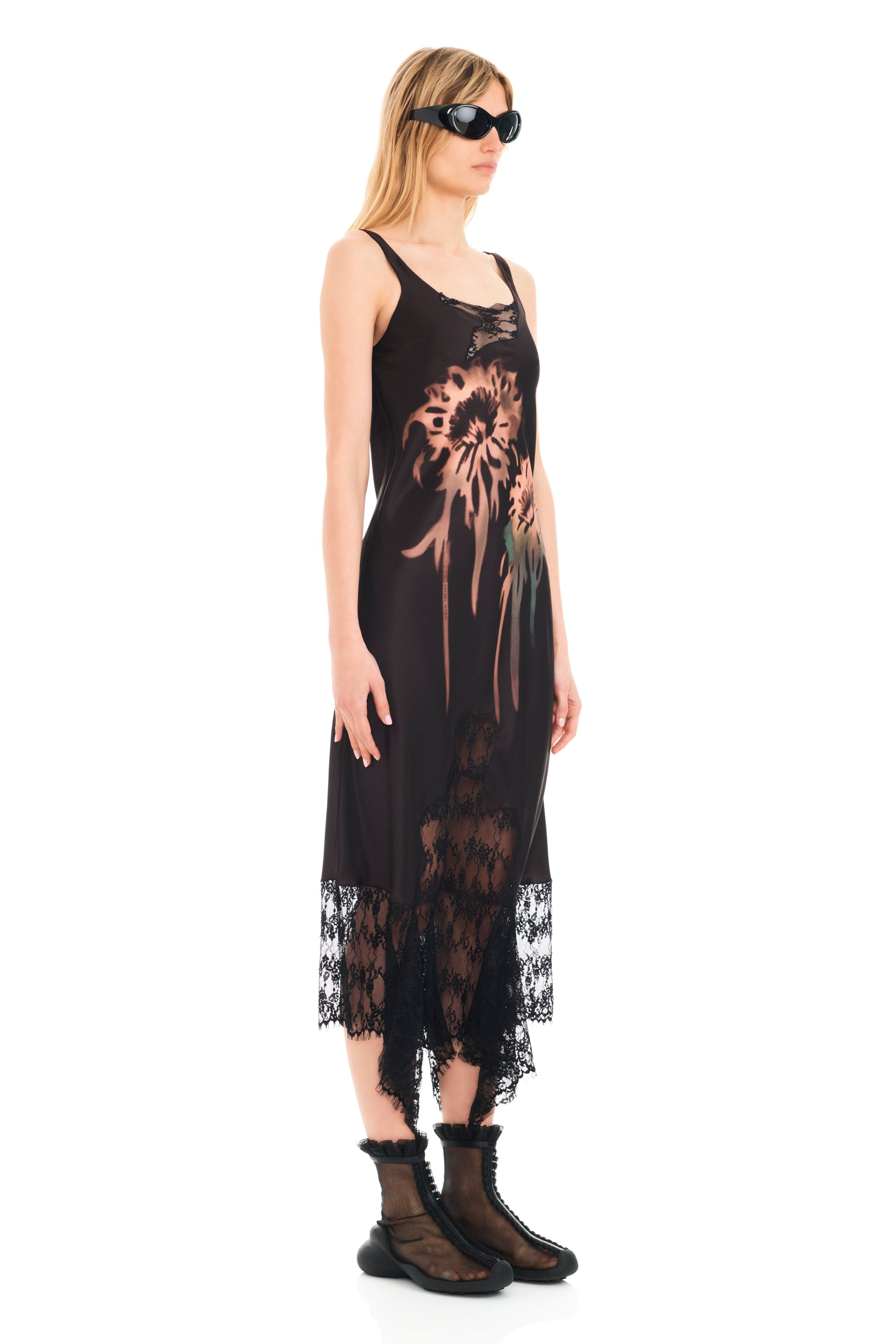 EARTH FADED FLOWER ANEMONE DRESS - 3