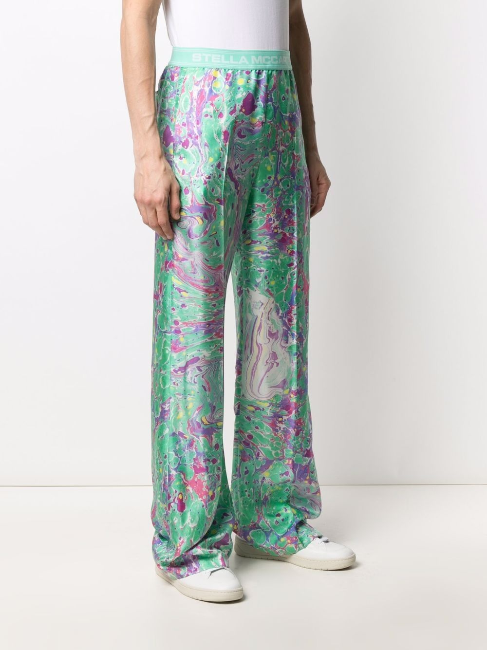 x Ed Curtis oil swirl trousers - 4