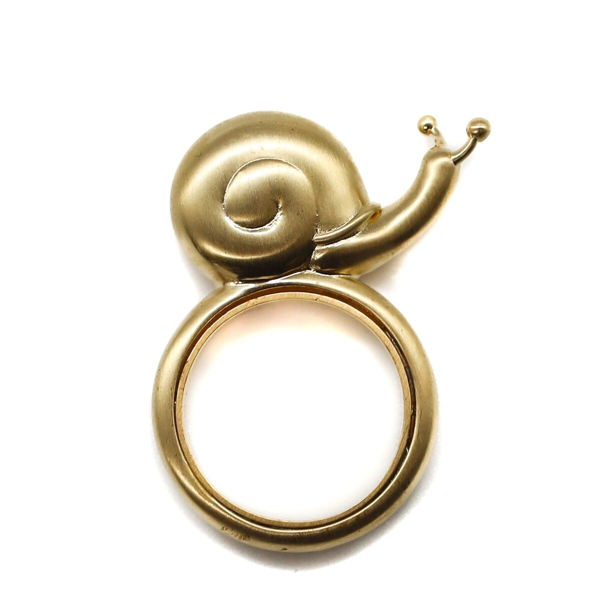 Snail Ring in Gold - 2