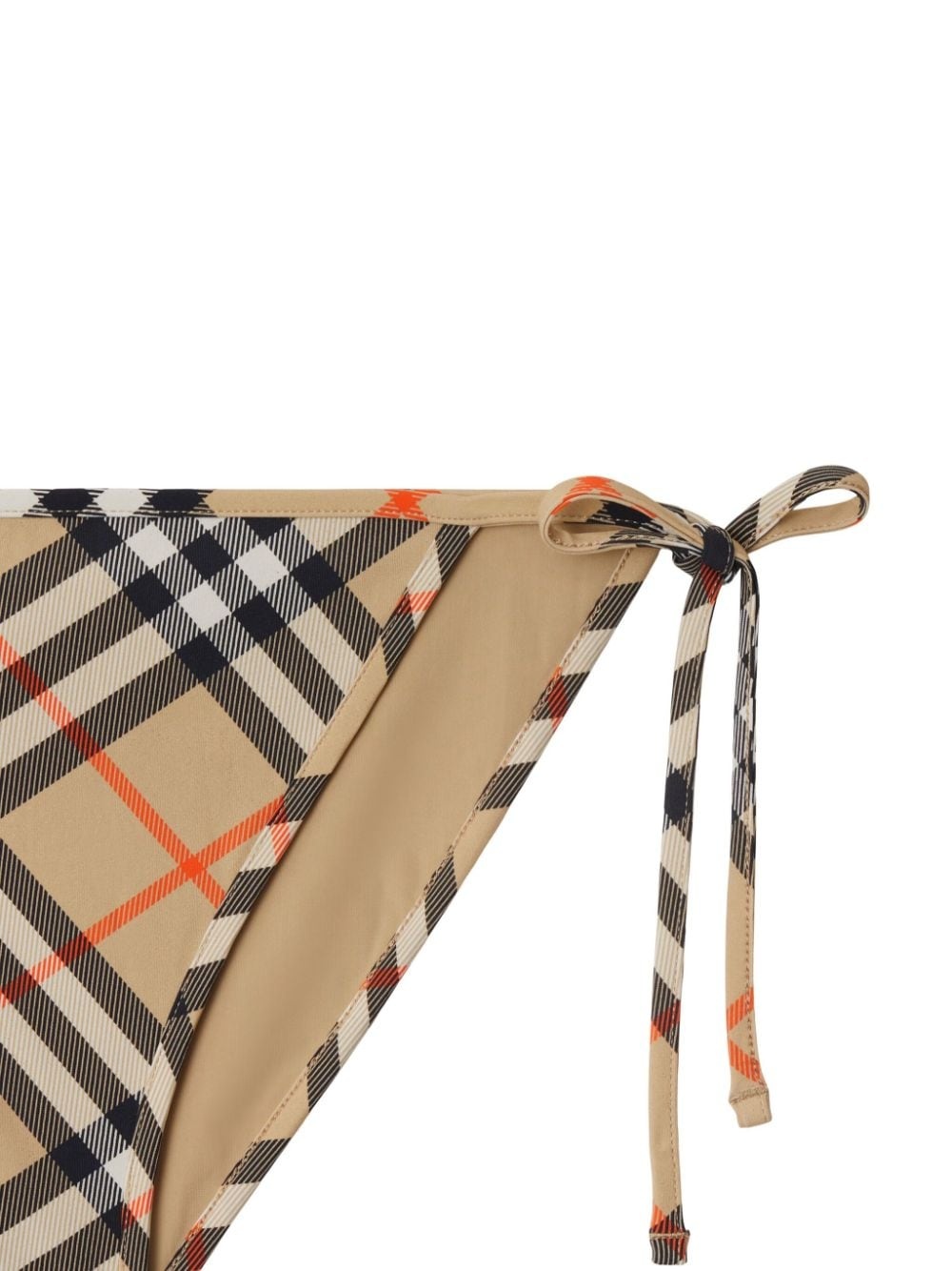 check-pattern bikini briefs - 6