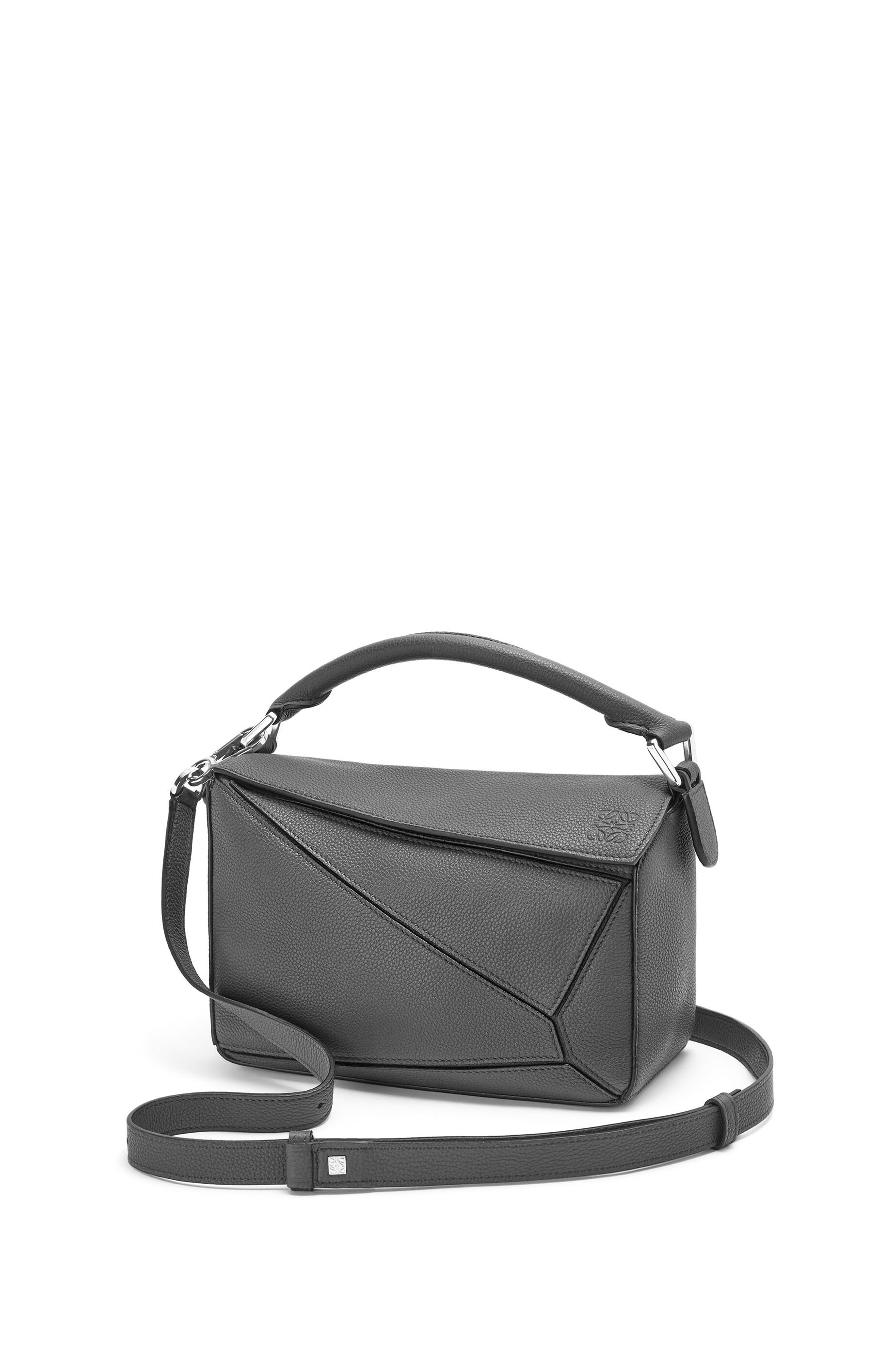 Small Puzzle bag in soft grained calfskin - 3