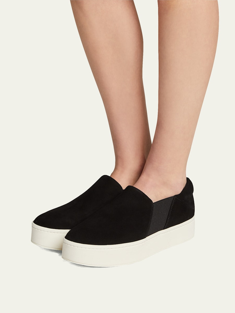 Vince Warren Suede Platform Skate Sneakers outlook