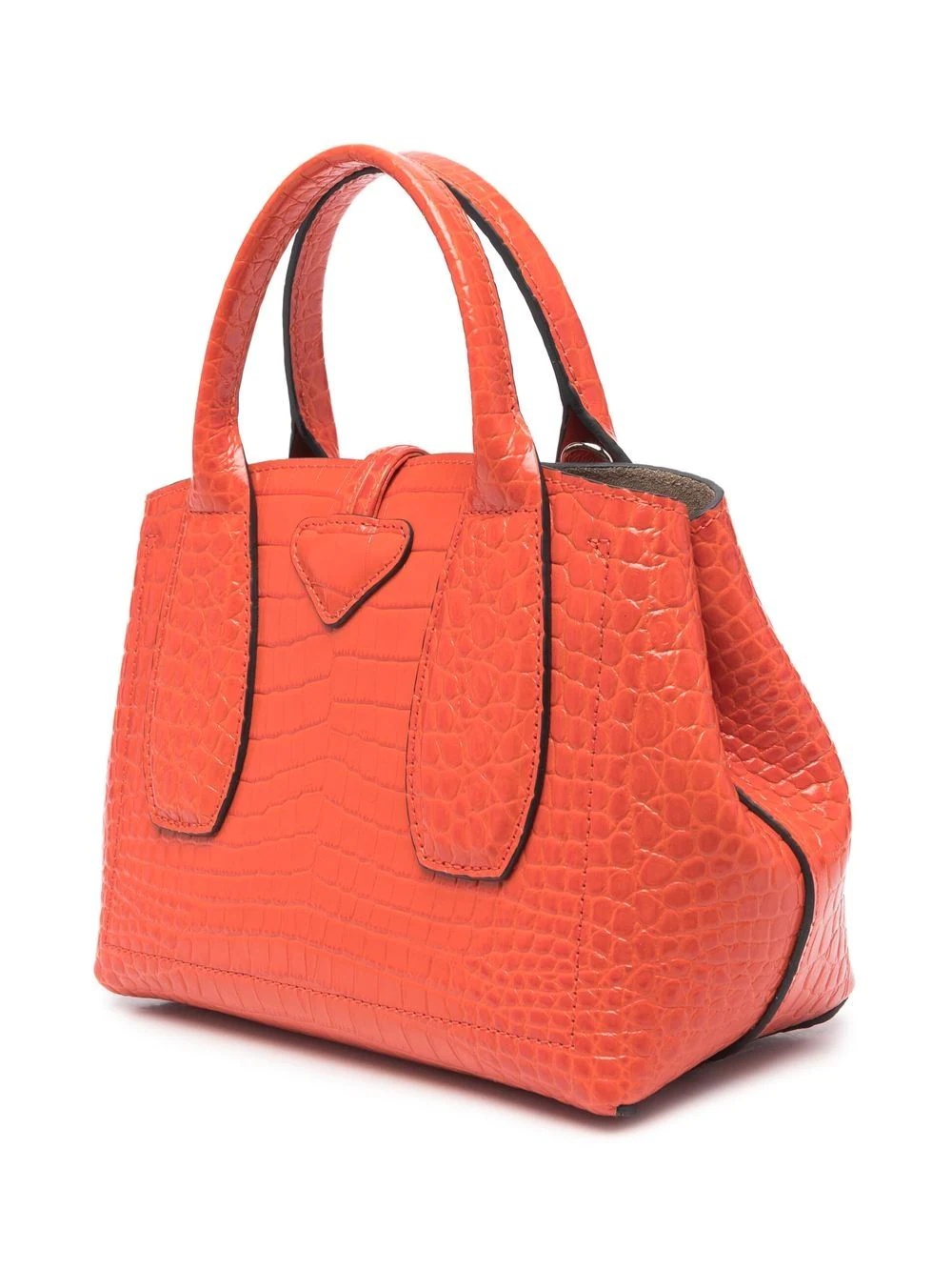 Roseau crocodile-effect leather tote bag - 3