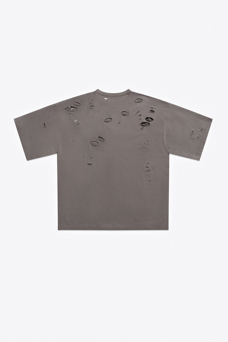 AREA DISTRESSED CRYSTAL EMBELLISHED GRAPHIC T-SHIRT outlook
