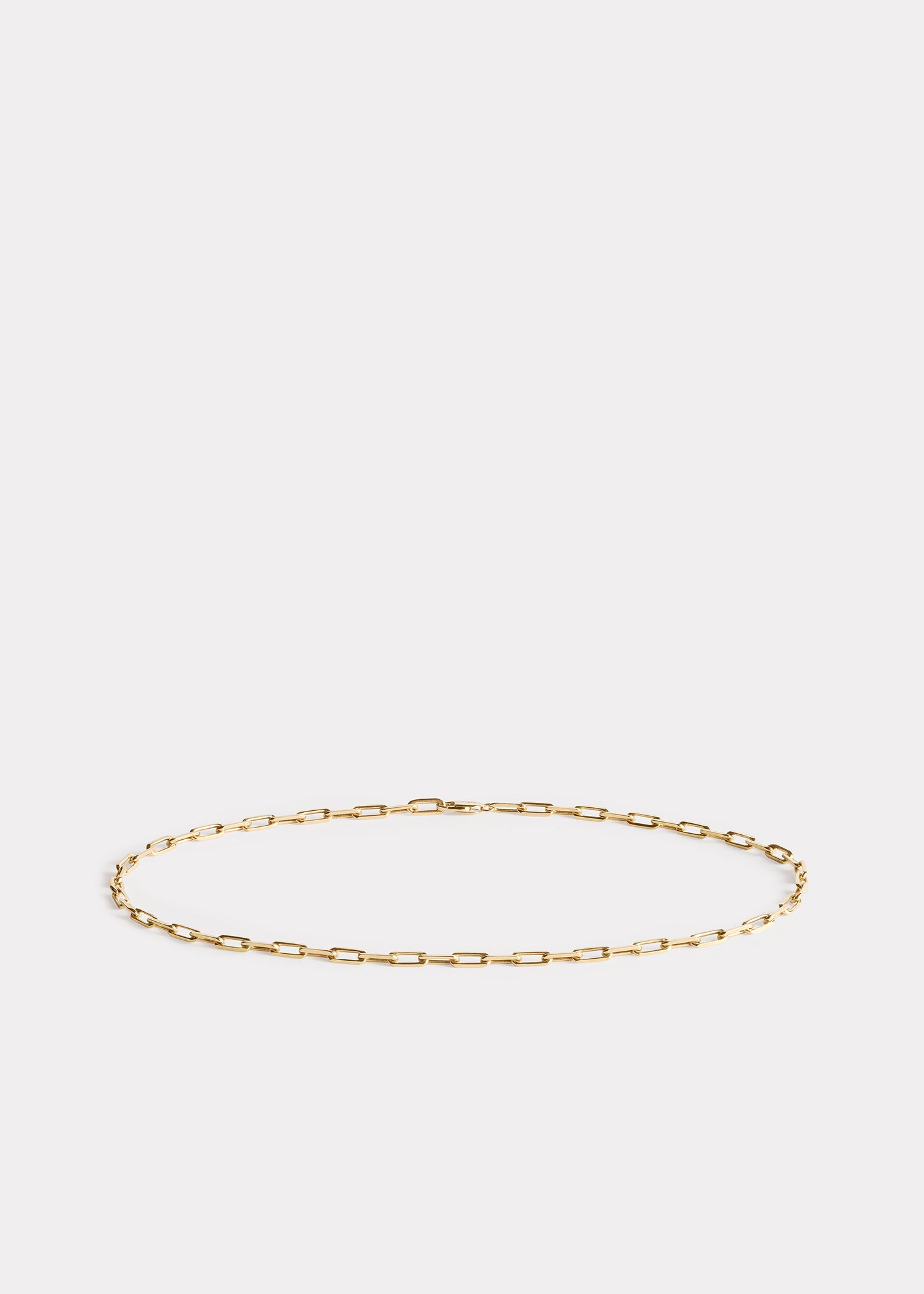 Crew-neck chain 18kt gold - 5