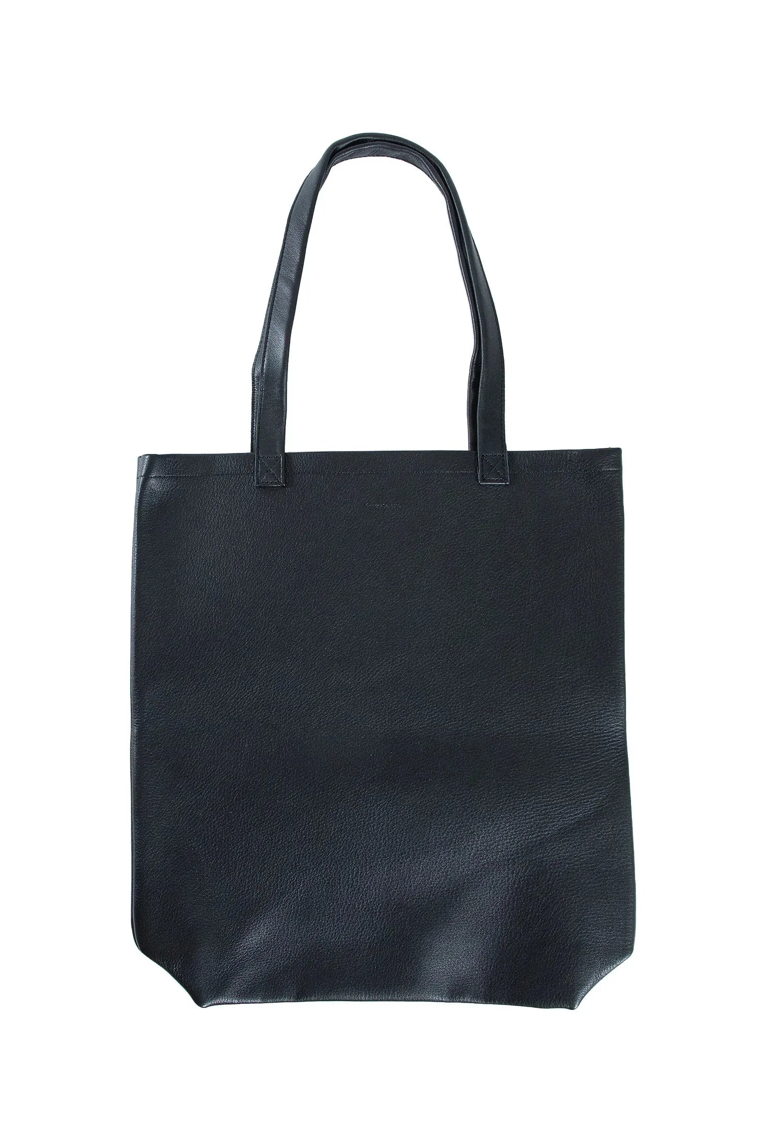 Grained-Leather-Tote-Bag - 1