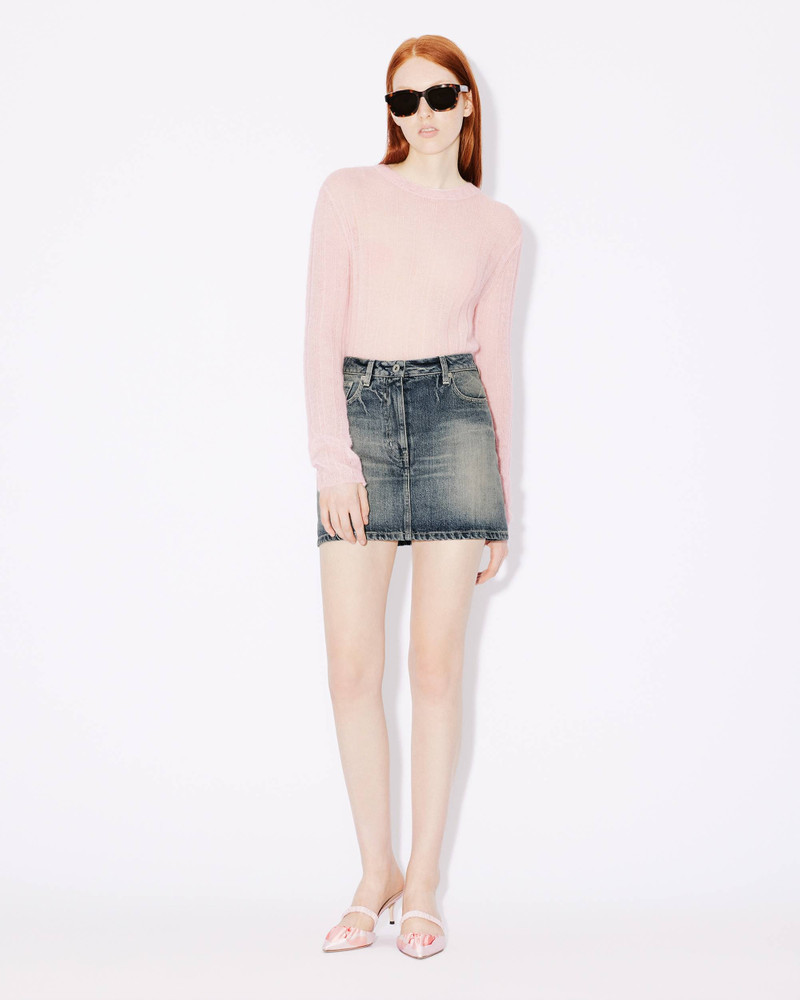 Japanese denim miniskirt 3