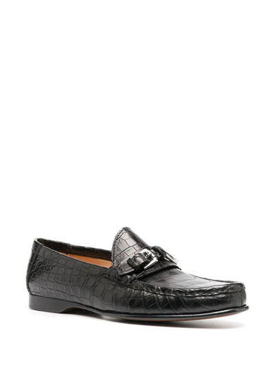 Ralph Lauren Caiden crocodile-effect loafers outlook