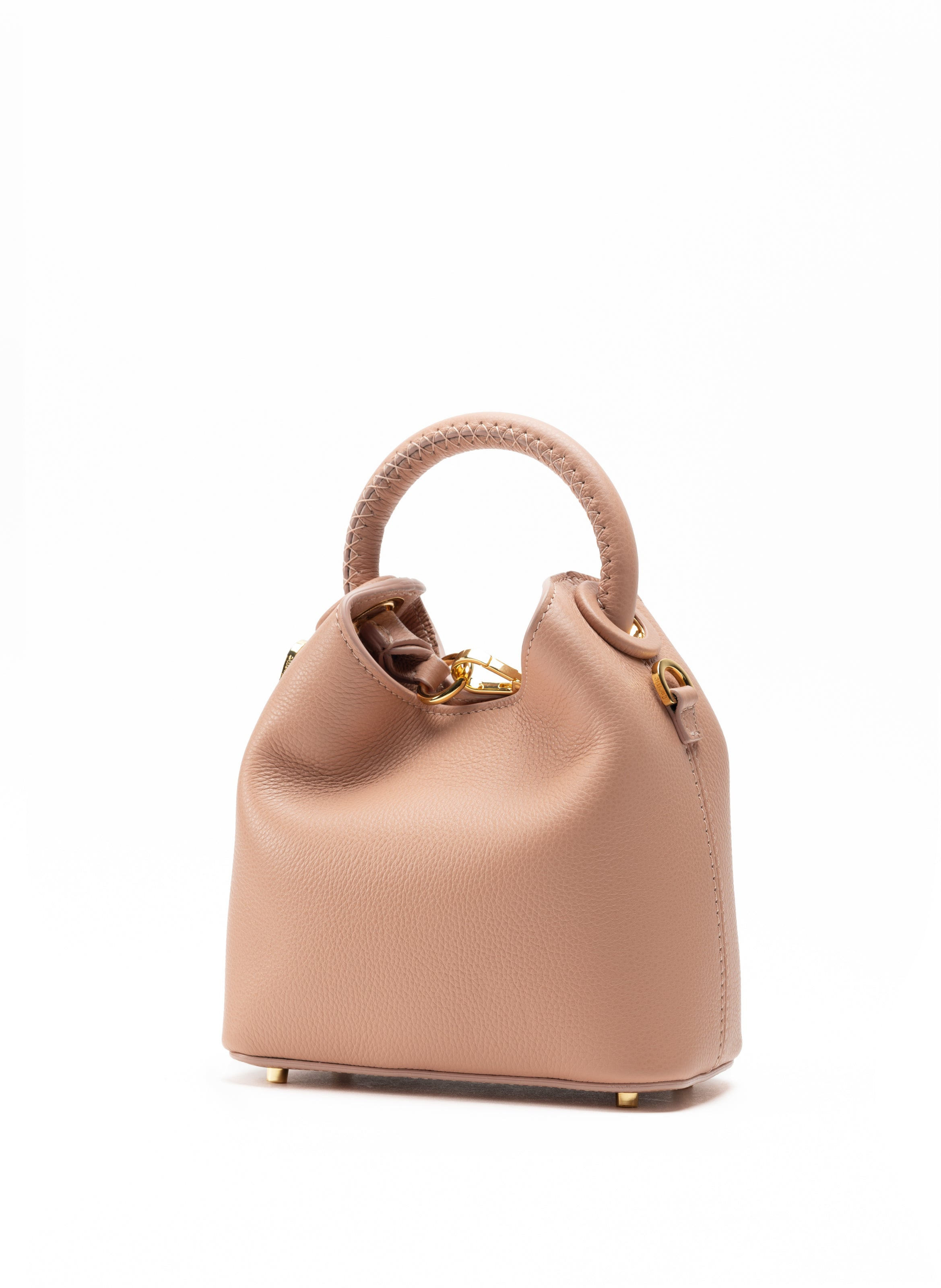 Madeleine Pebbled Leather Dust Pink - 3