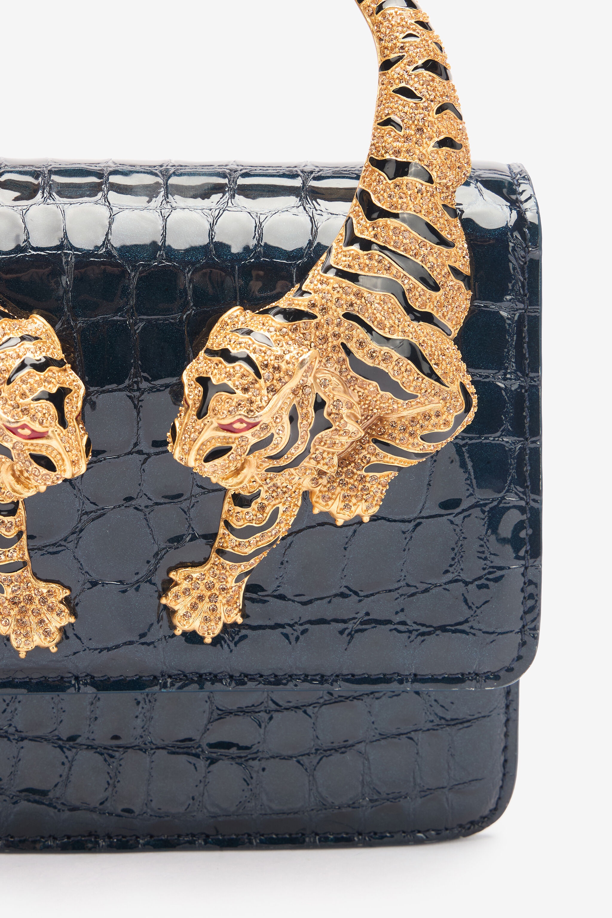 Crocodile-Print Roar Bag - 4