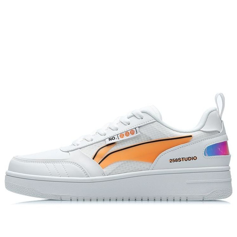 Li-Ning No.258 클래식 레저 저 'White Orange' AGCR201-1 - 1