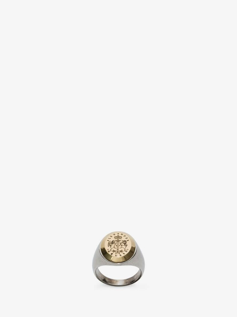 Signet Ring in Antique Silver 1