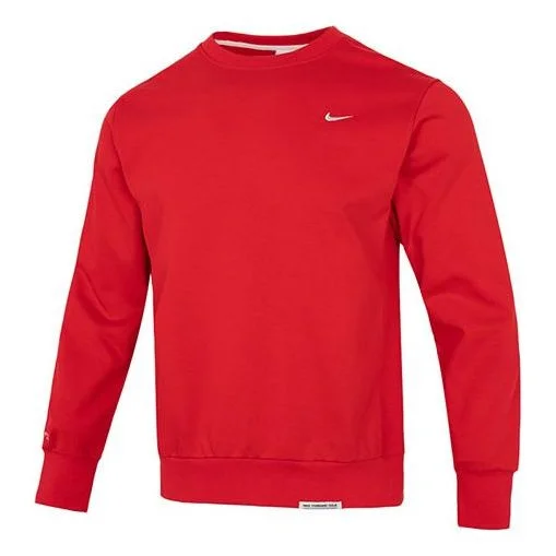 Nike solo swoosh crew neck sweatshirt 'Red' DQ5821-657 - 1