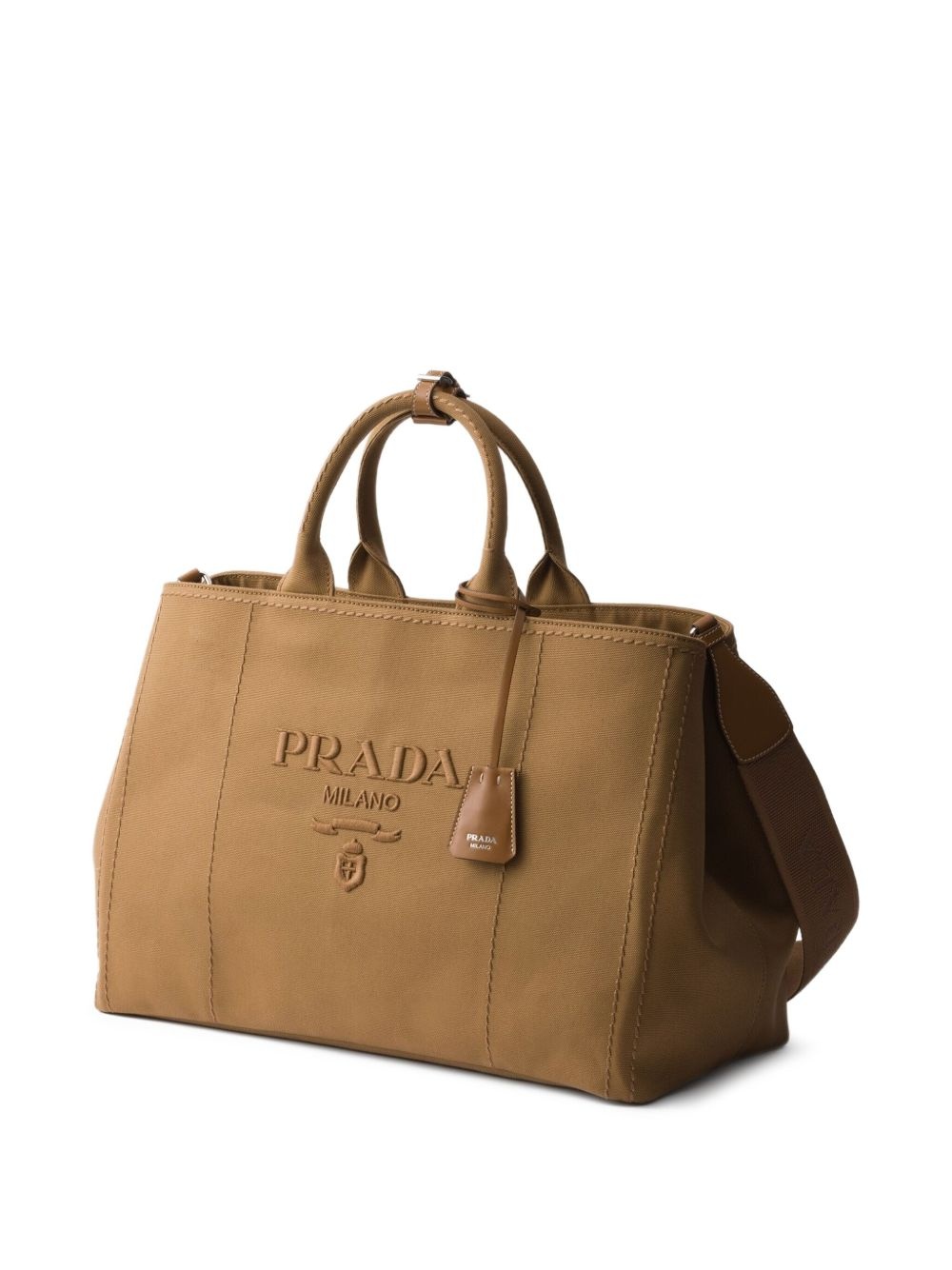 logo-embossed tote bag - 5