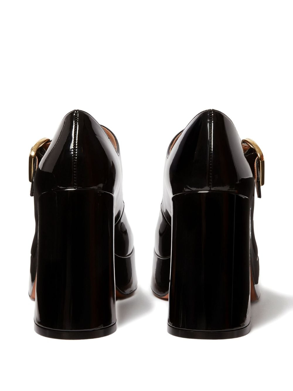 buckle-fastening platform pumps - 3