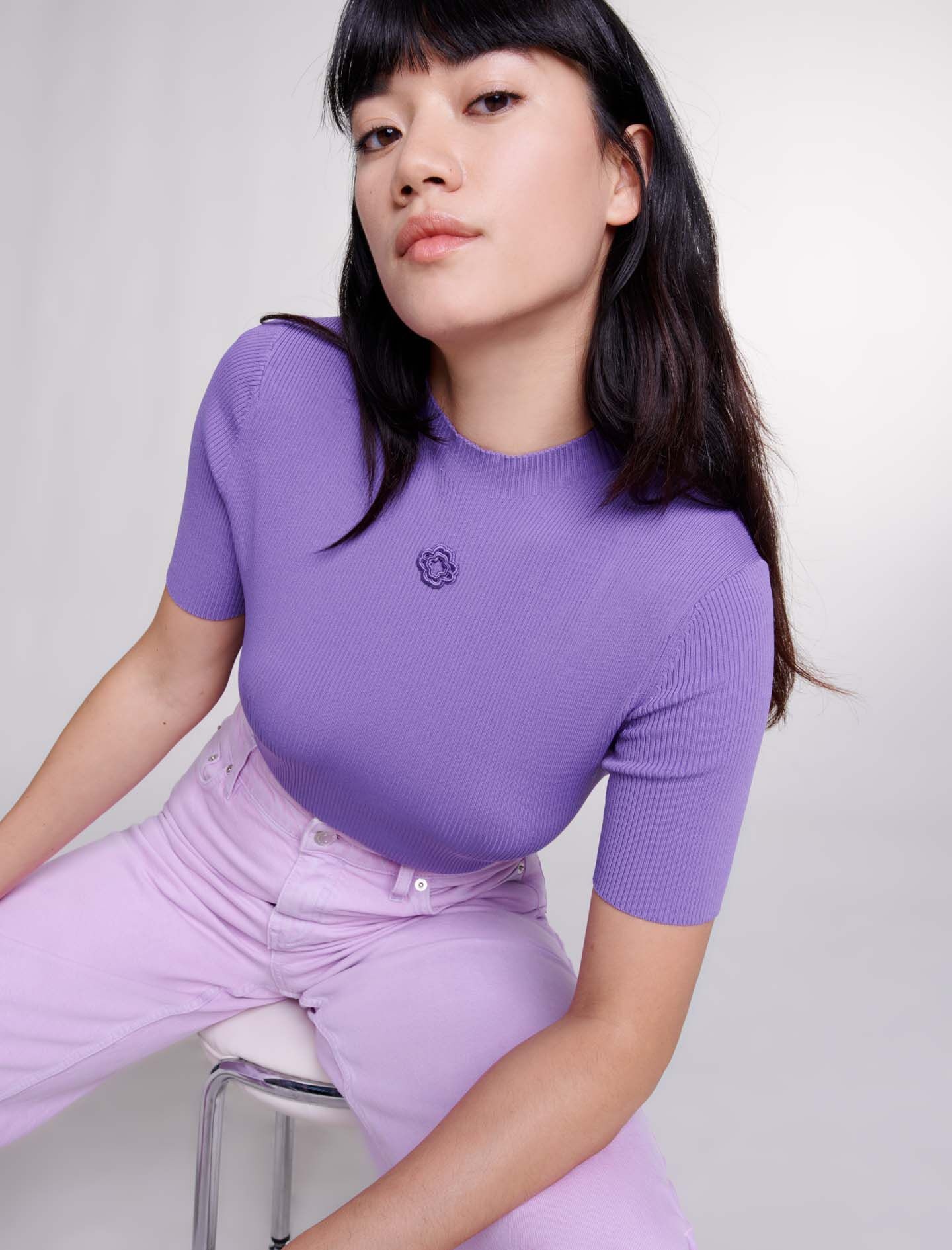 Clover embroidery top - 4