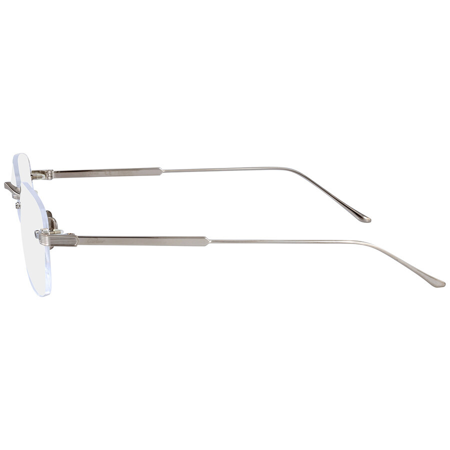 Cartier Demo Rectangular Men's Eyeglasses CT0228O 003 54 - 3
