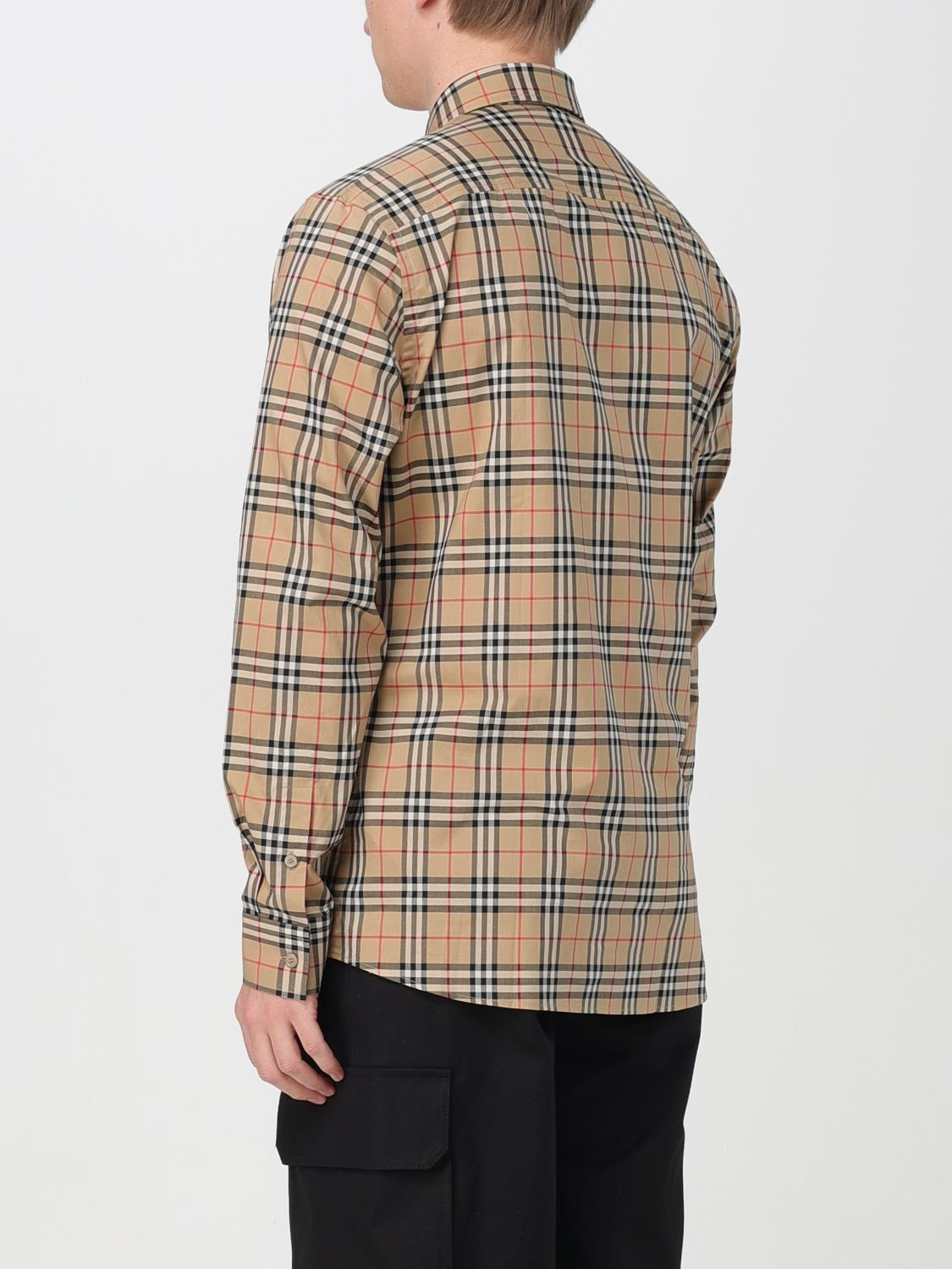 Burberry Men Embroidered Poplin Shirt - 3