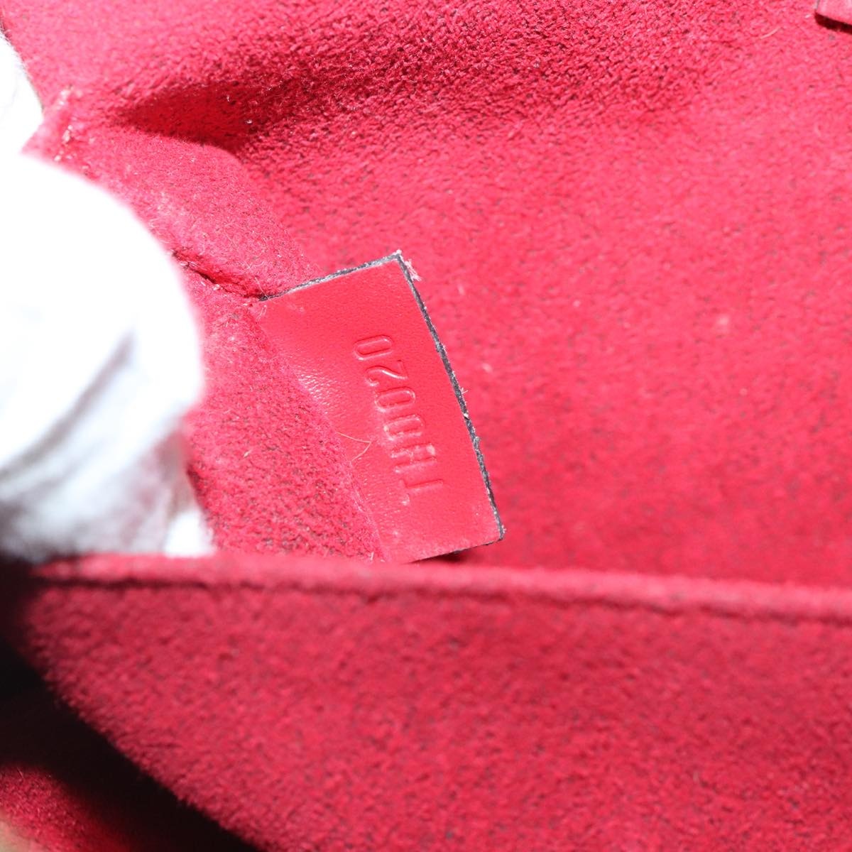 LOUIS VUITTON Epi Jasmine Hand Bag Red M52087 - 12