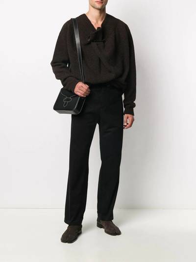 Haider Ackermann straight-leg tailored trousers outlook