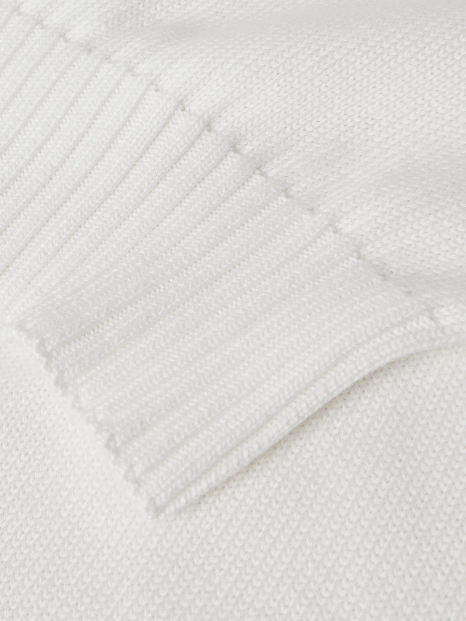Cotton Sweater White - 5