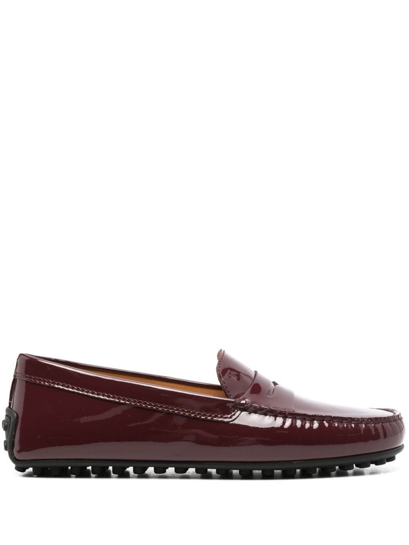 penny slot patent-leather loafers 1