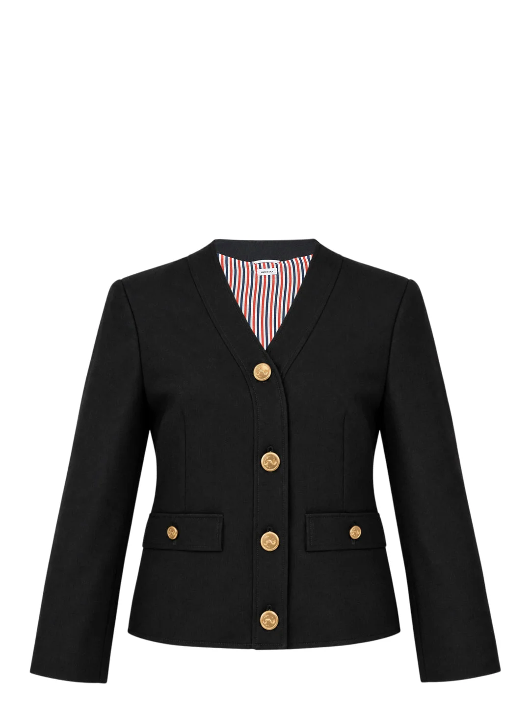 V-Neck Cardigan Jacket - 1