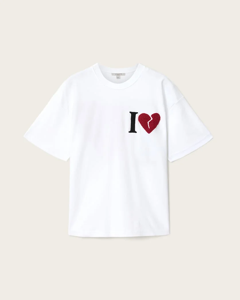 HEART ETTA OVERSIZED T-SHIRT - 1