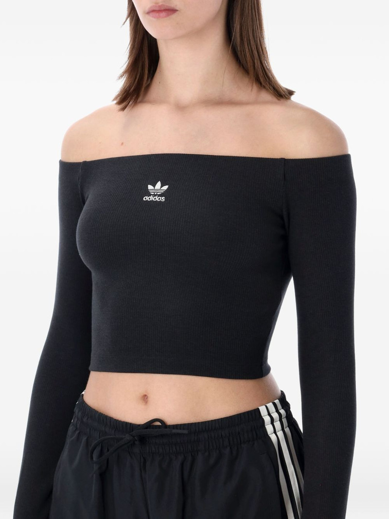off-shoulder long-sleeve T-shirt 3