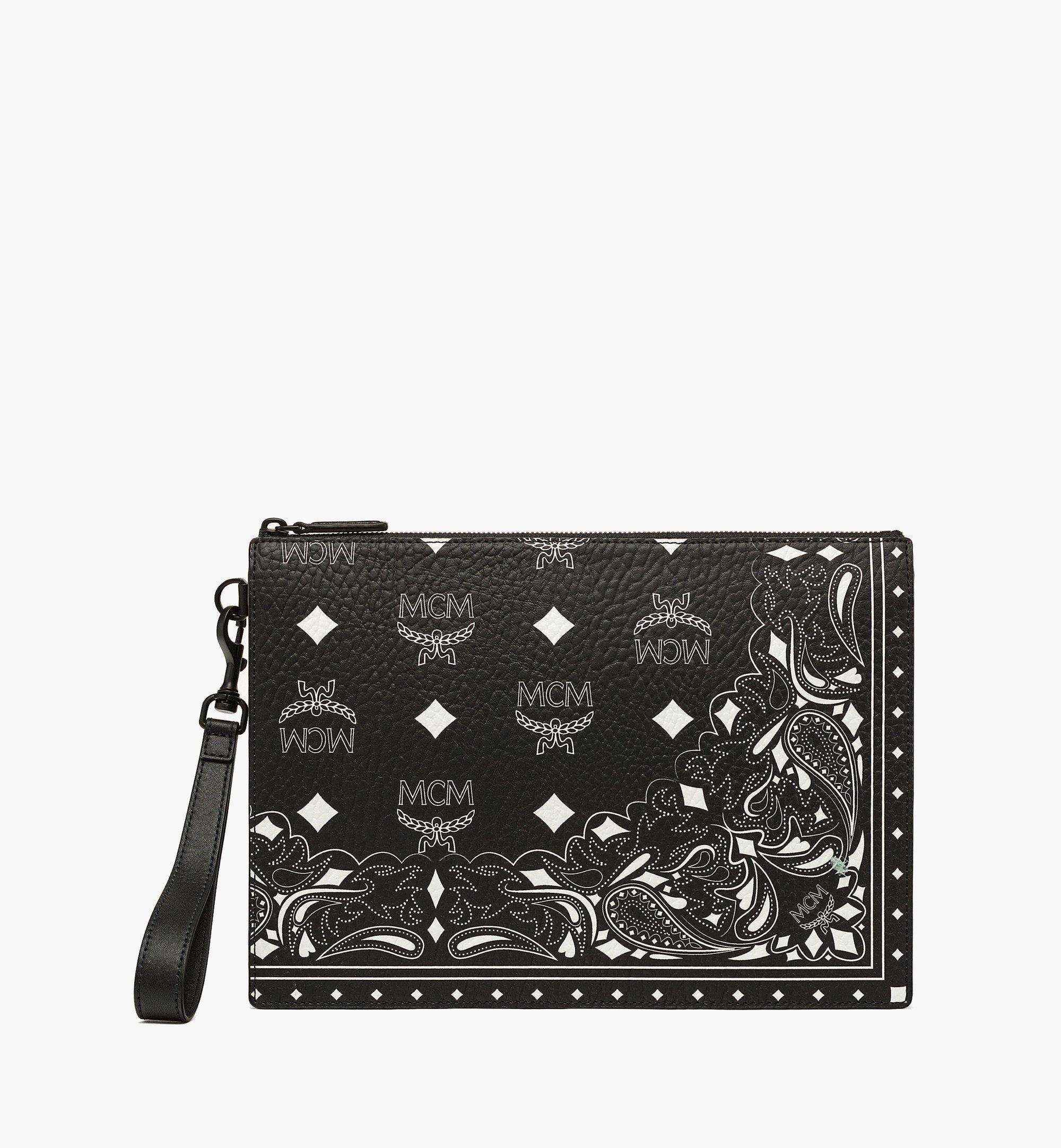 Aren Wristlet Zip Pouch in Bandana Visetos - 1