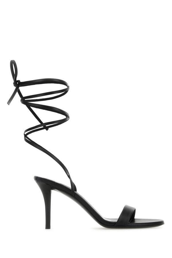 Black leather Maud sandals - 1