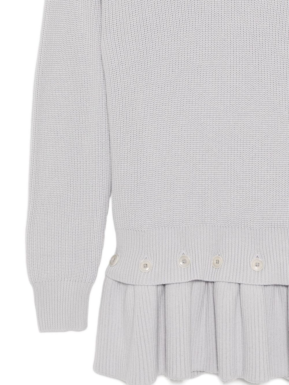 peplum-hem jumper - 3