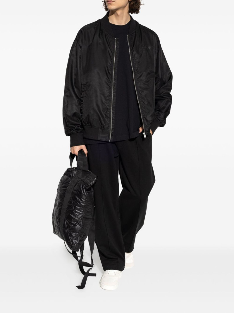 ALLSAINTS logo-detail bomber jacket outlook