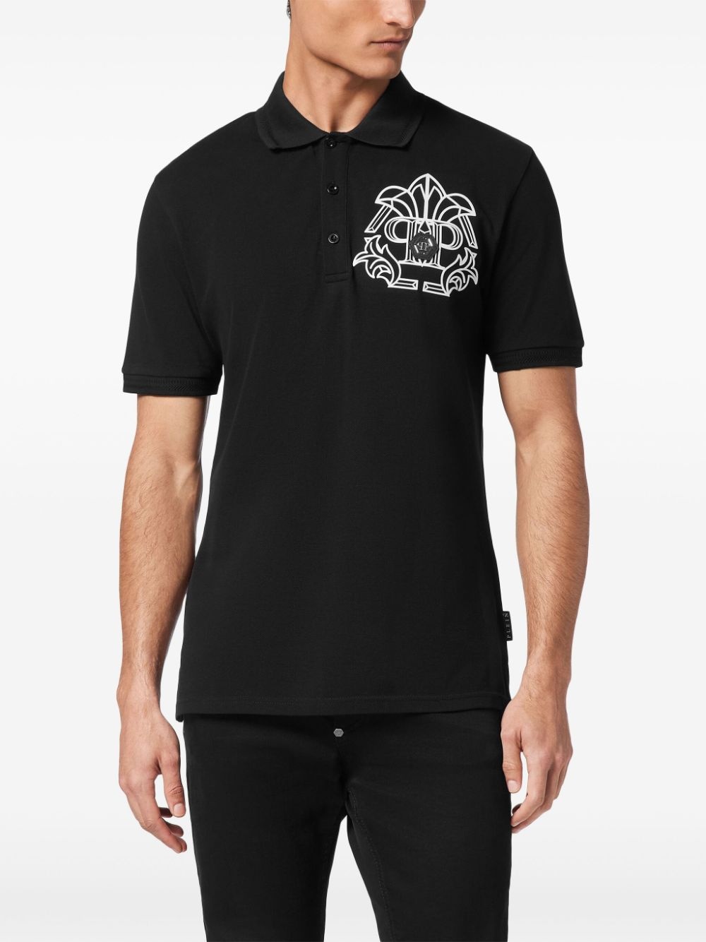 Skull & Bones piqué polo shirt - 3