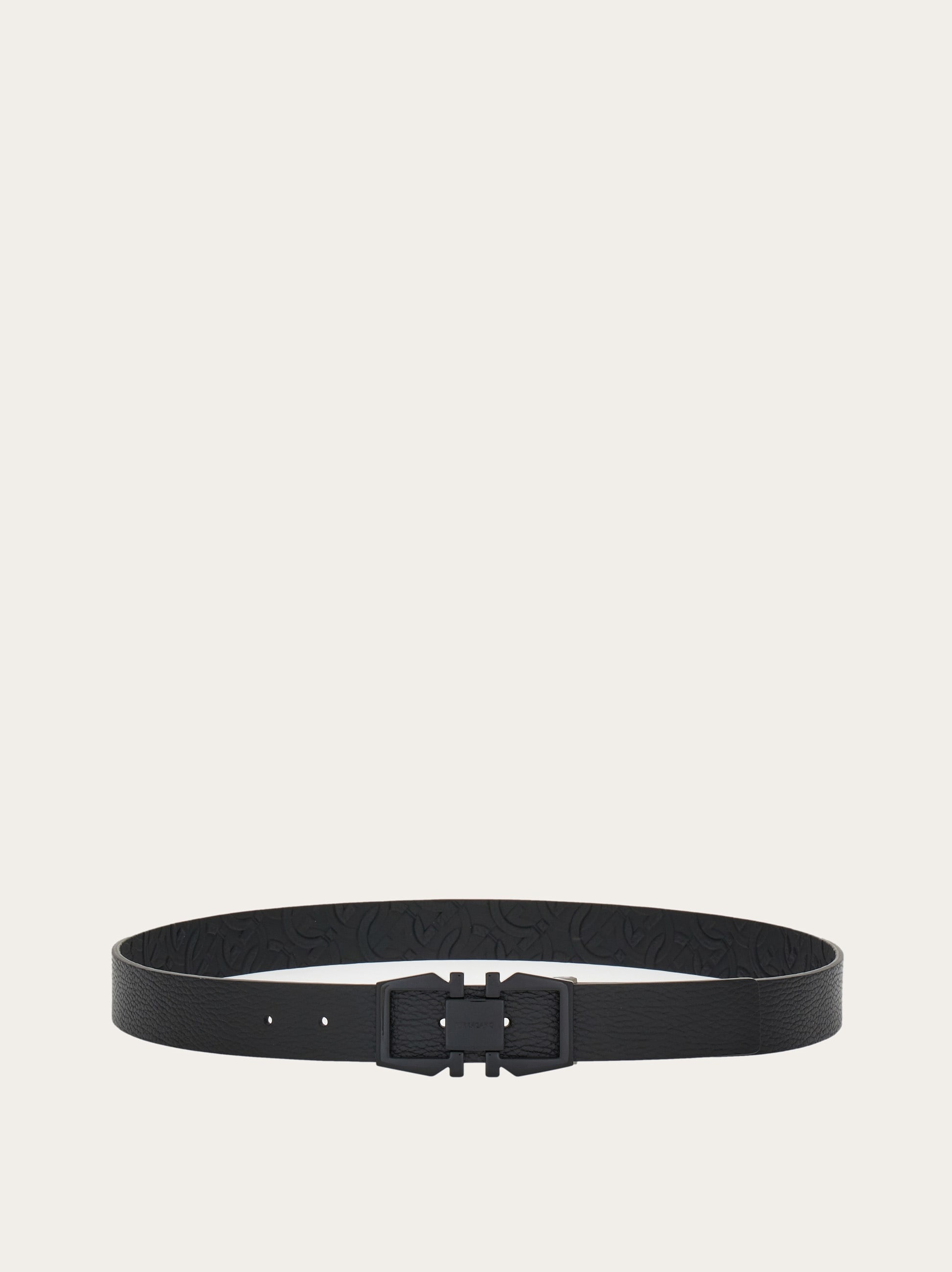 Reversible and adjustable Gancini belt - 3
