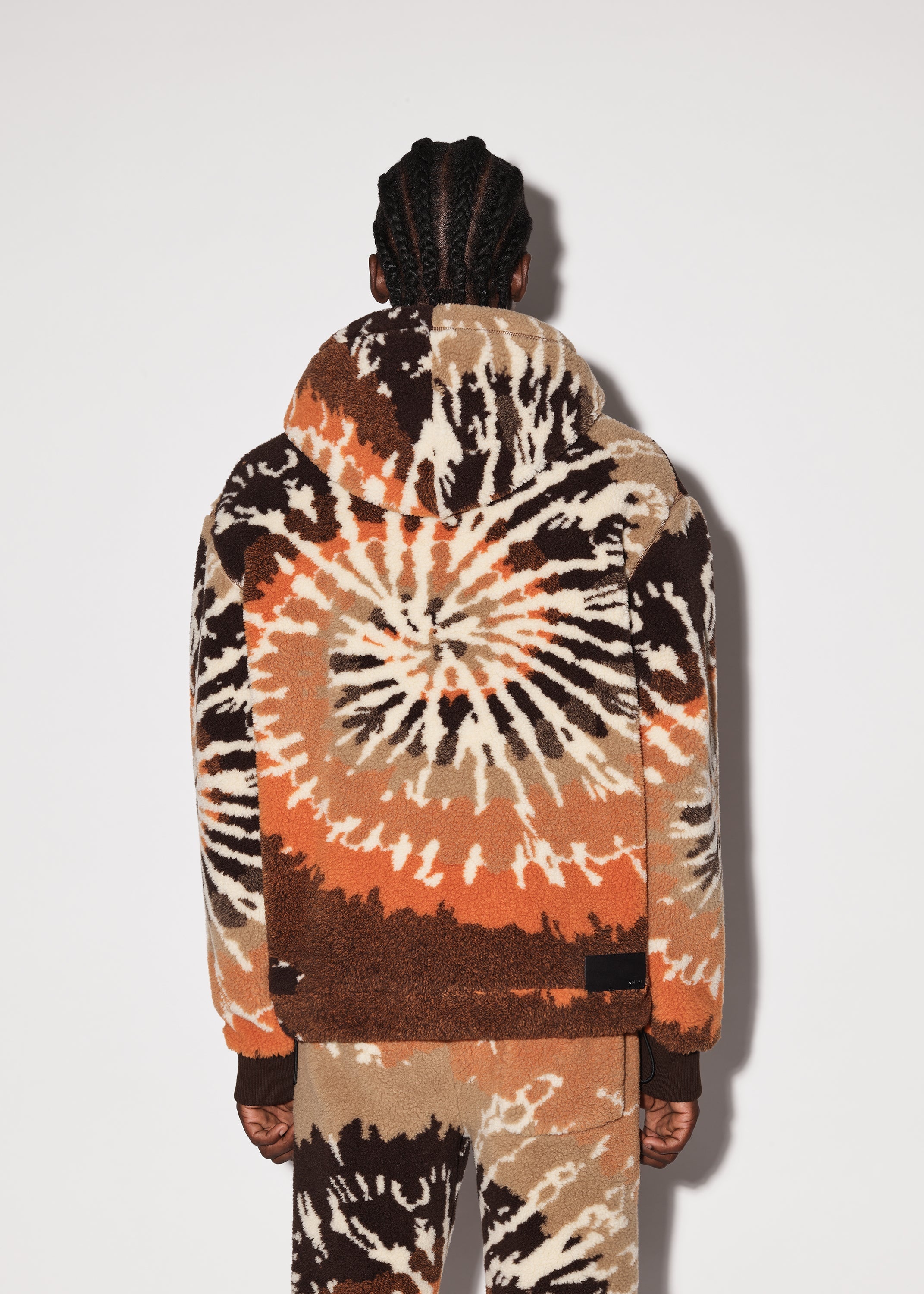 TIE DYE POLAR FLEECE HOODIE - 4