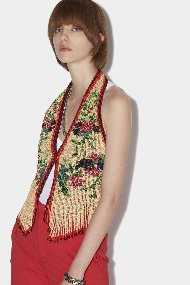 RETRO FRINGE VEST - 3