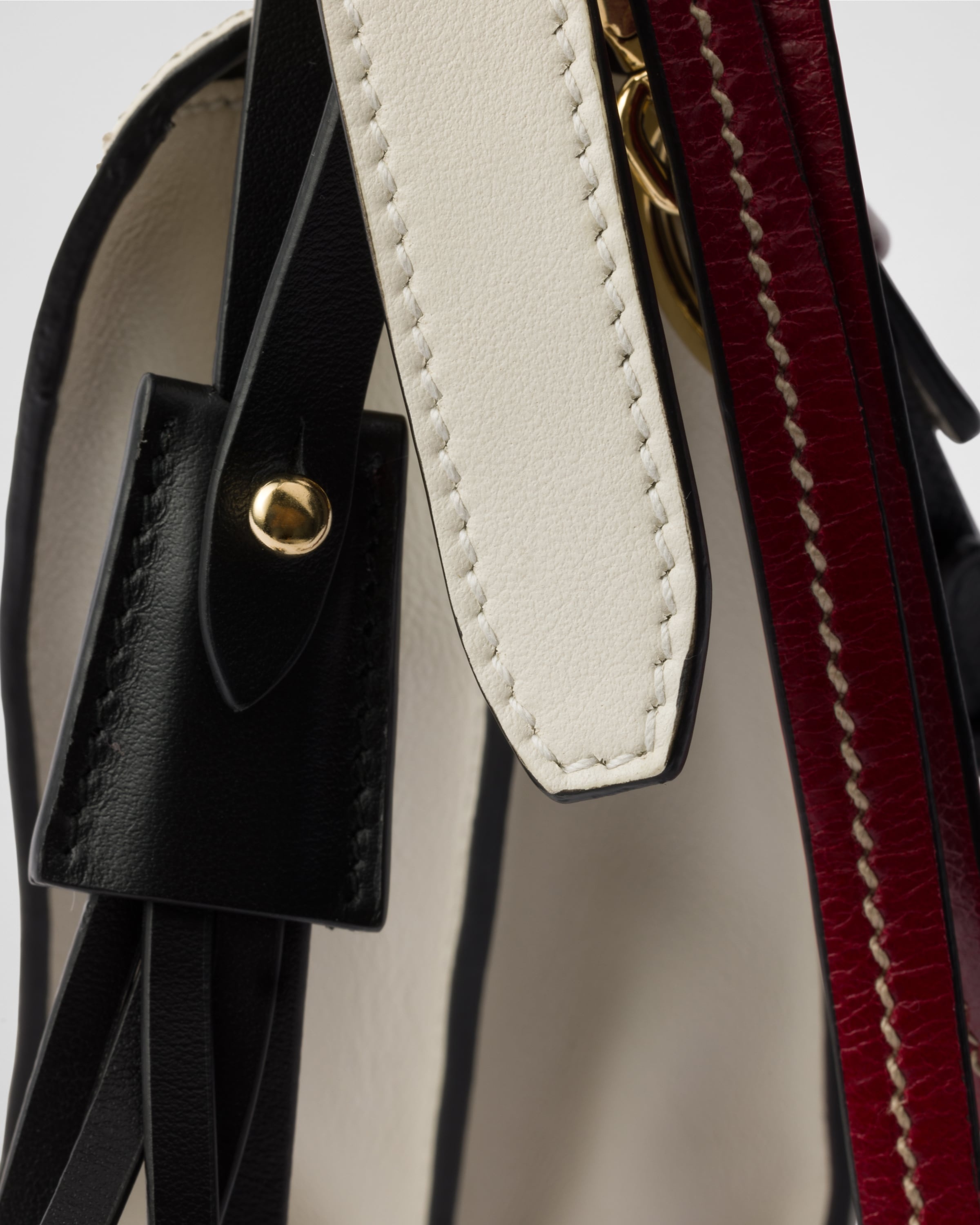 Prada Prada Soft Sound small leather shoulder bag with Prada Prada Soft Sound small leather shoulder bag with