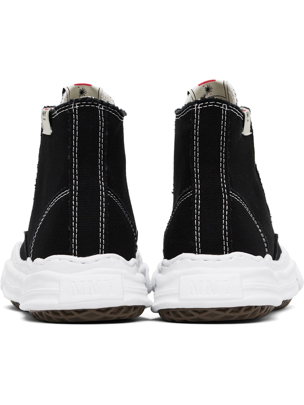 Black 'Hank' OG Sole Canvas Sneakers - 2
